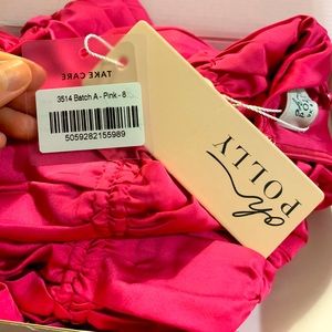 Pink oh Polly dress never worn with tags
